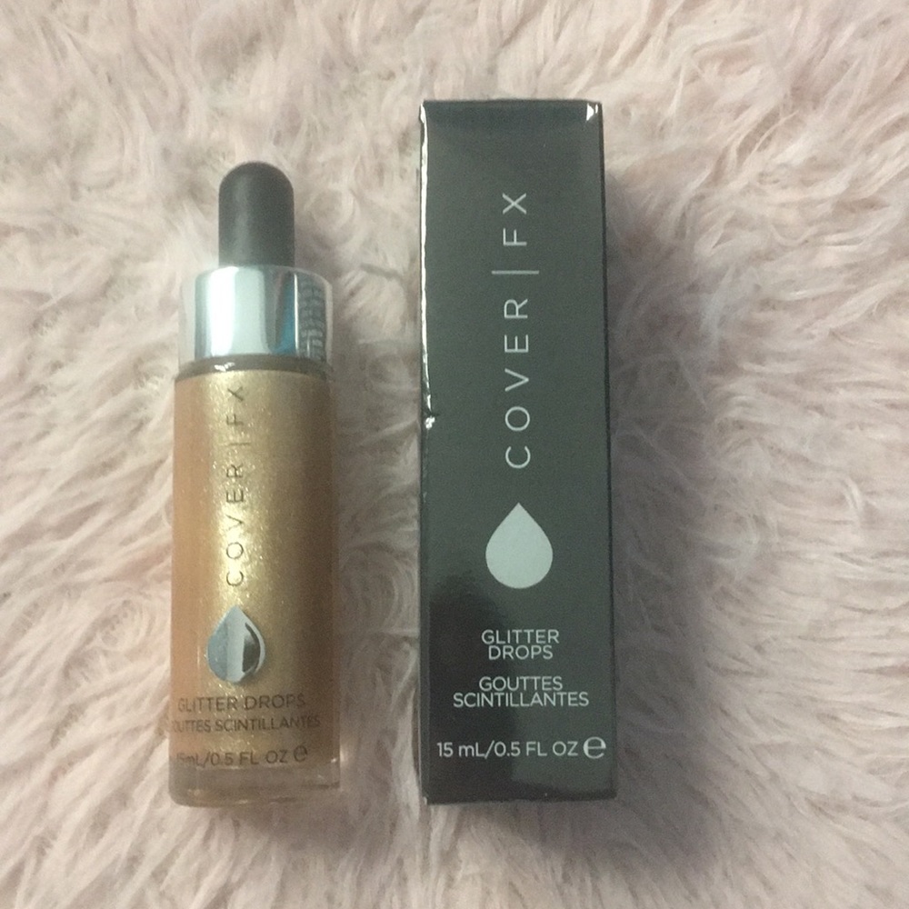NIB! Cover FX Glitter Drops in color Nova(Gold)